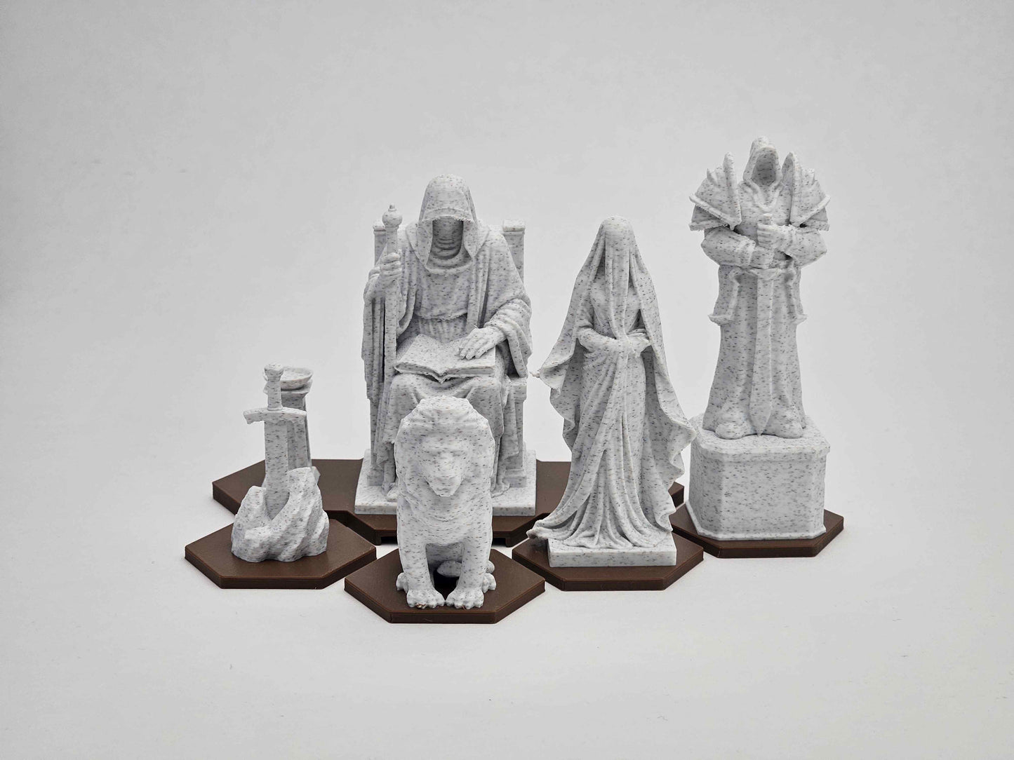 The Shattered Court - Statues (Set of 5)