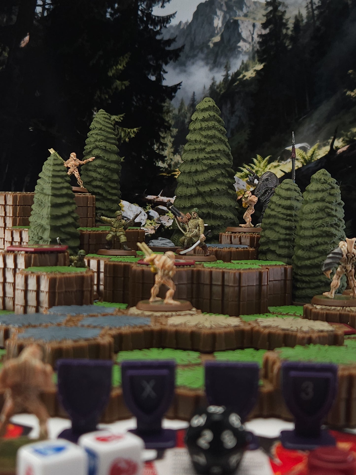Forgotten Forest - Classic Pine Tree Grove (Set of 5)