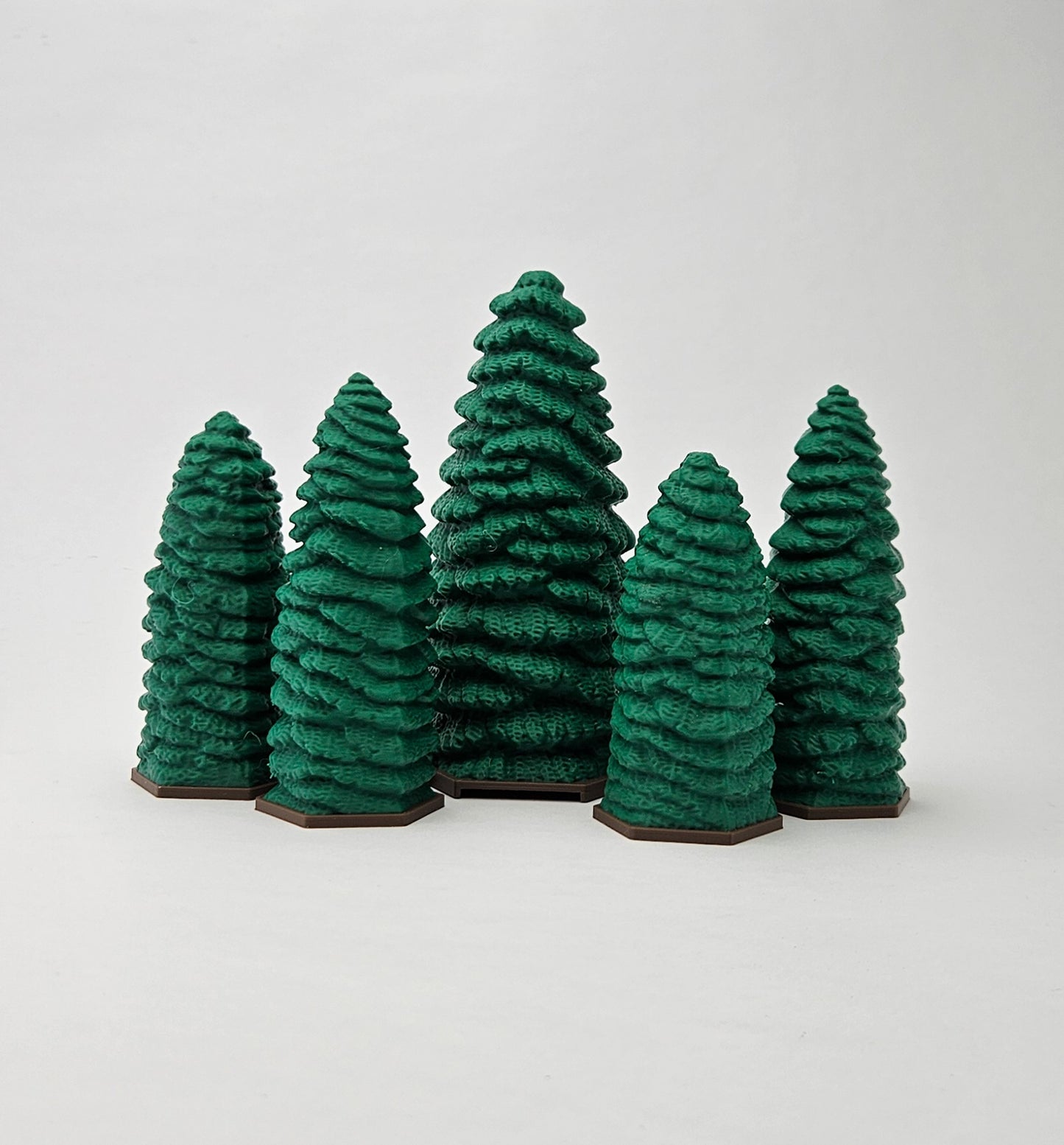 Forgotten Forest - Classic Pine Tree Grove (Set of 5)