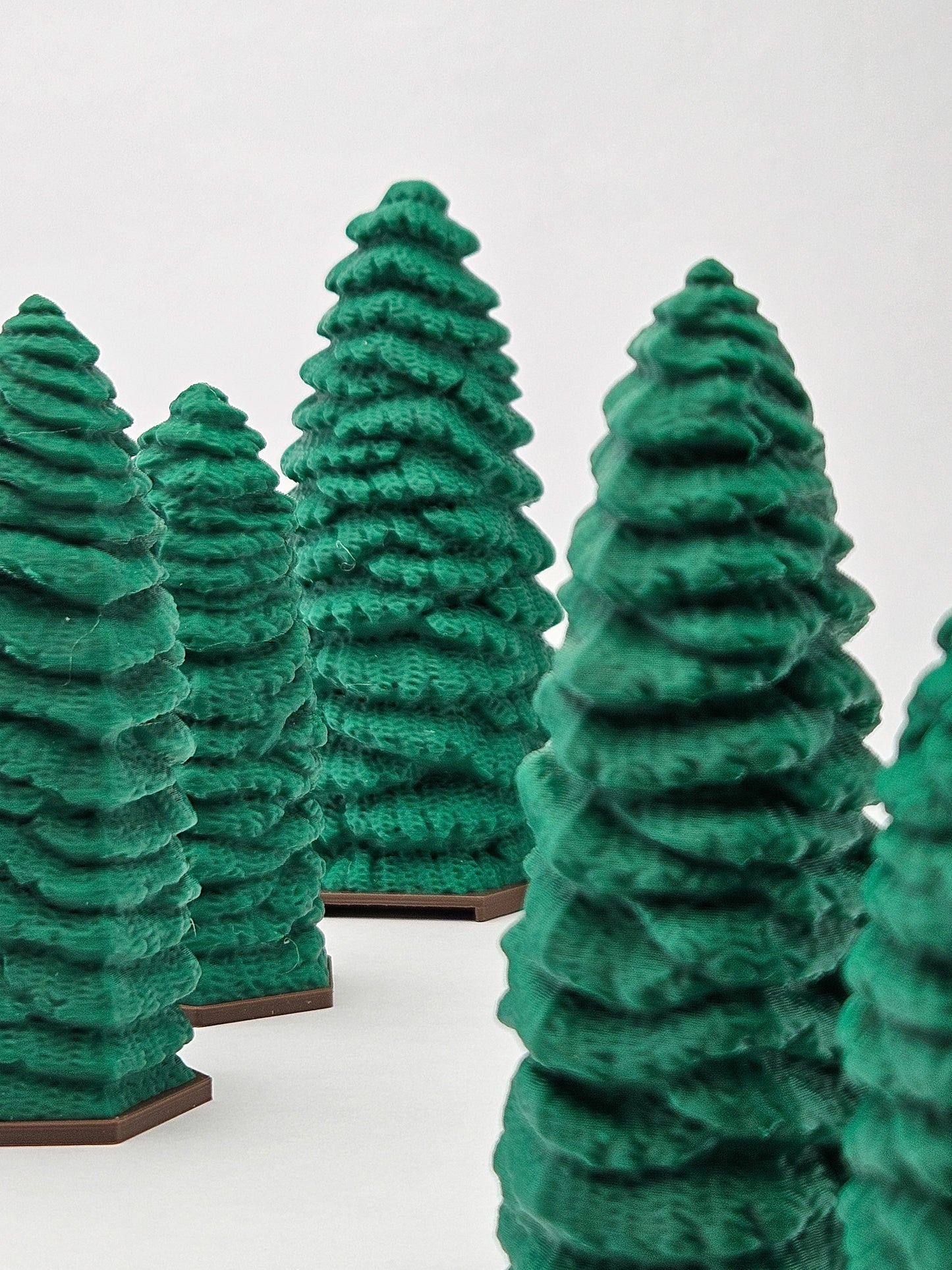 Forgotten Forest - Classic Pine Tree Grove (Set of 5)