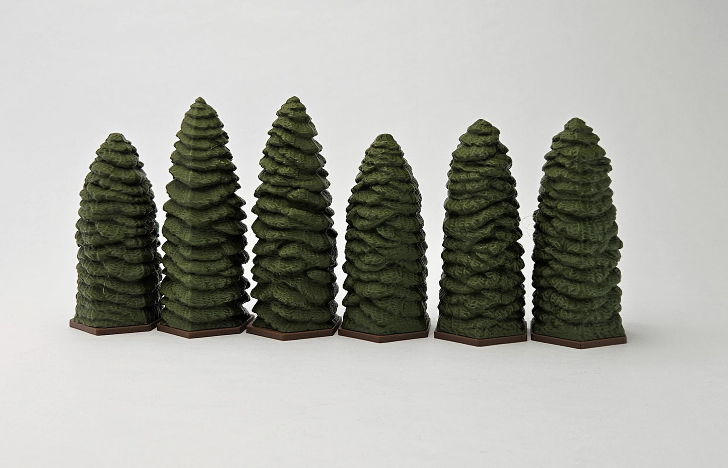 Forgotten Forest - Medium Pine Tree Grove (Set of 6)