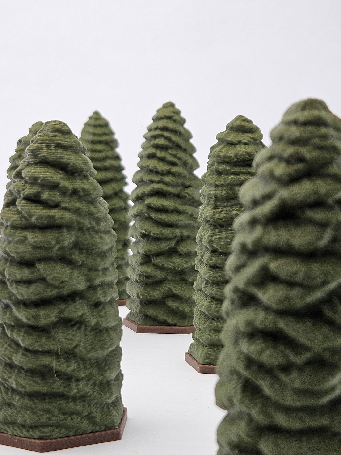 Forgotten Forest - Medium Pine Tree Grove (Set of 6)