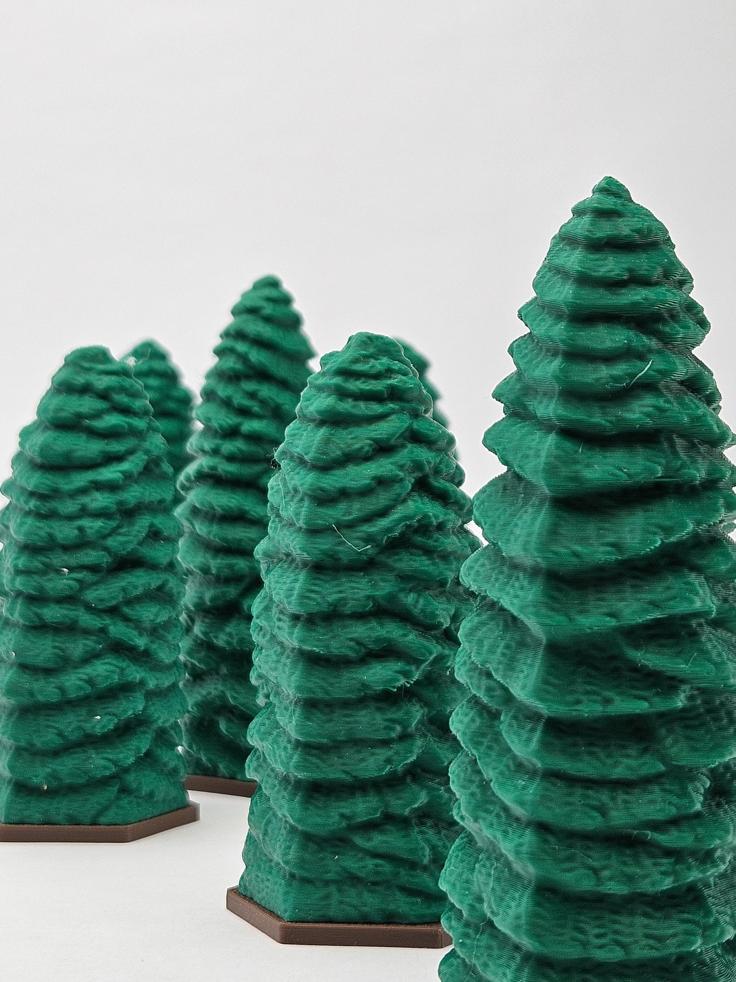 Forgotten Forest - Medium Pine Tree Grove (Set of 6)
