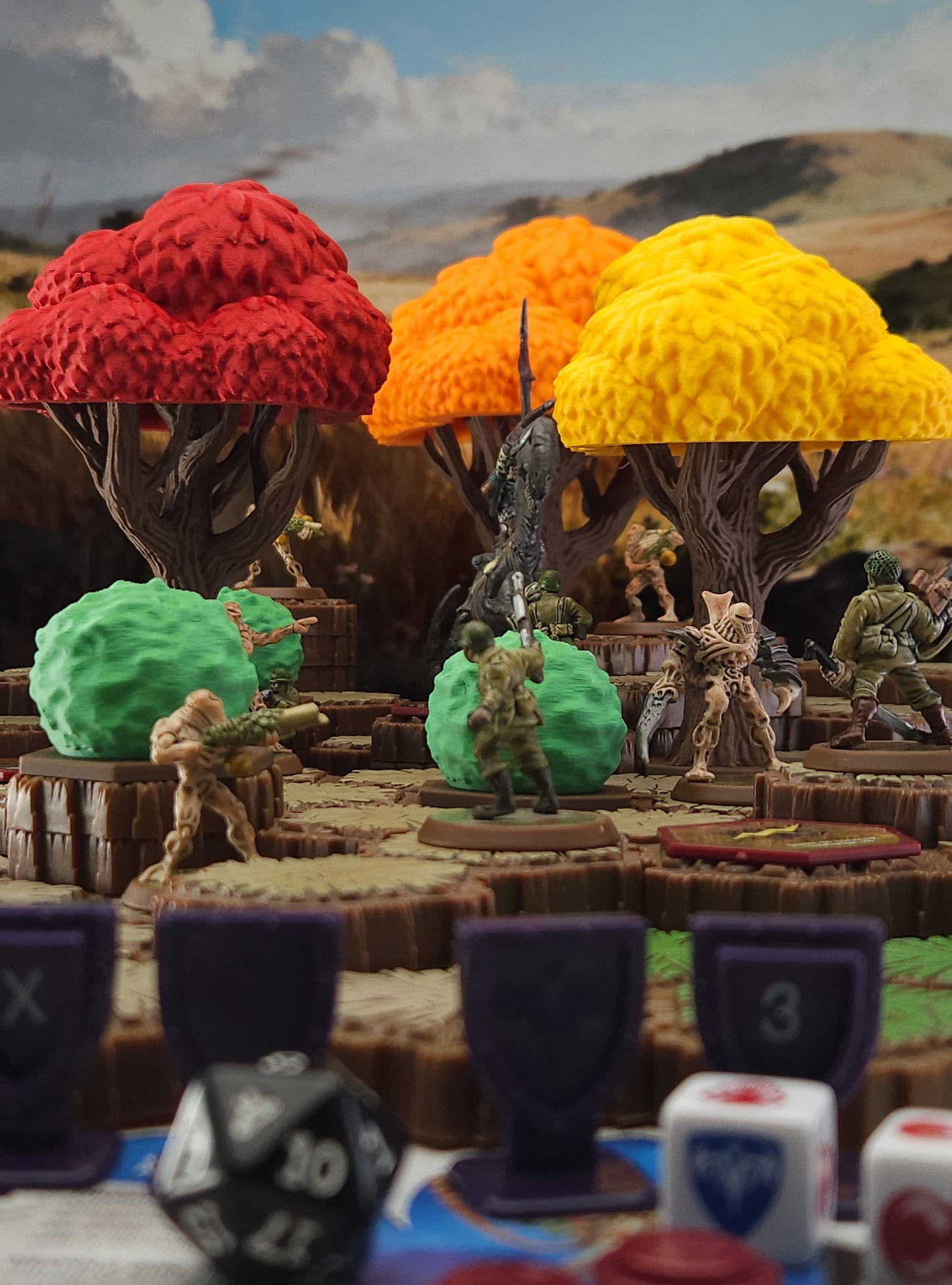 Elderwood - Oak Trees & Bushes (Set of 6)