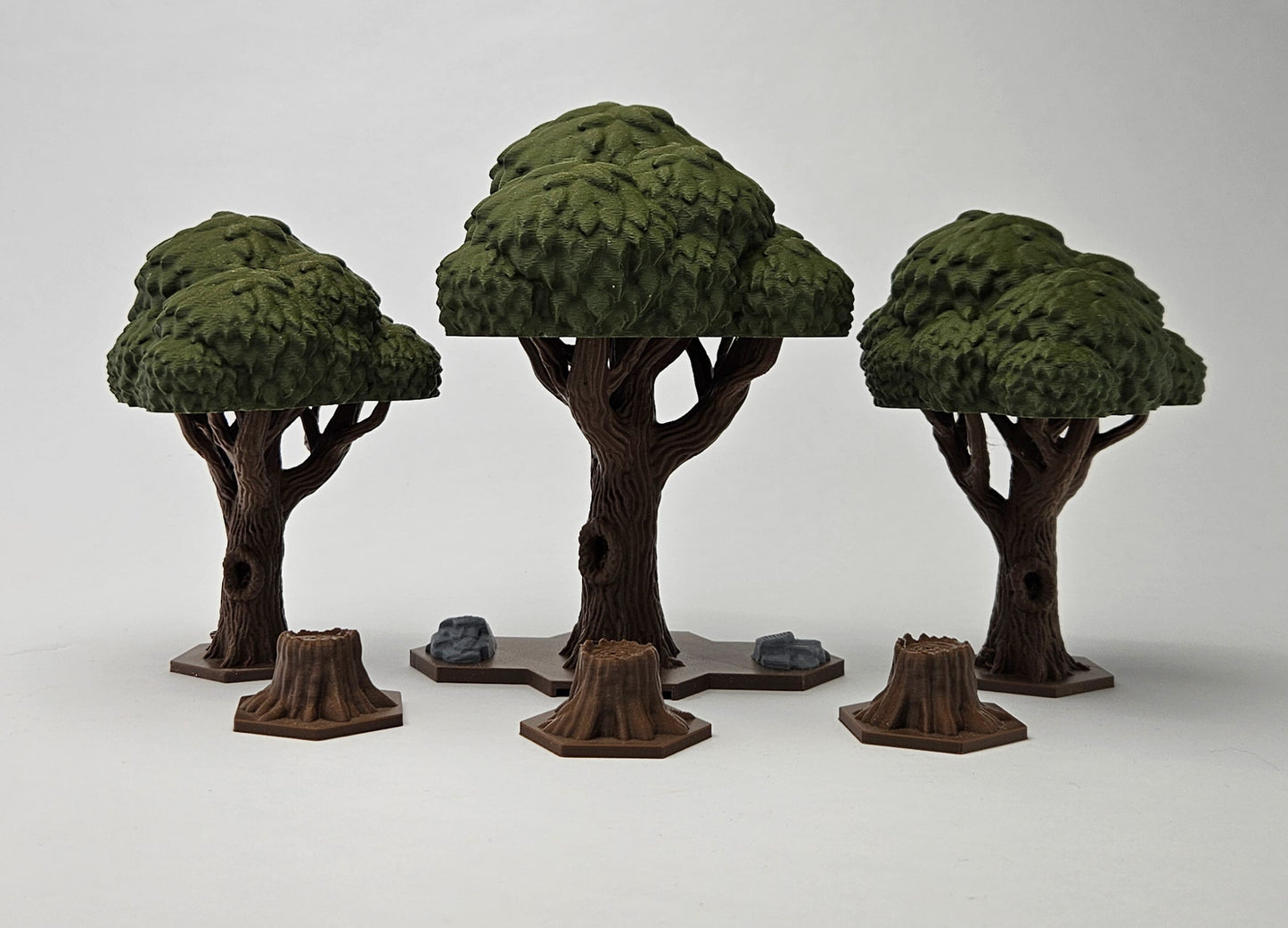 Elderwood - Oak Trees & Bushes (Set of 6)