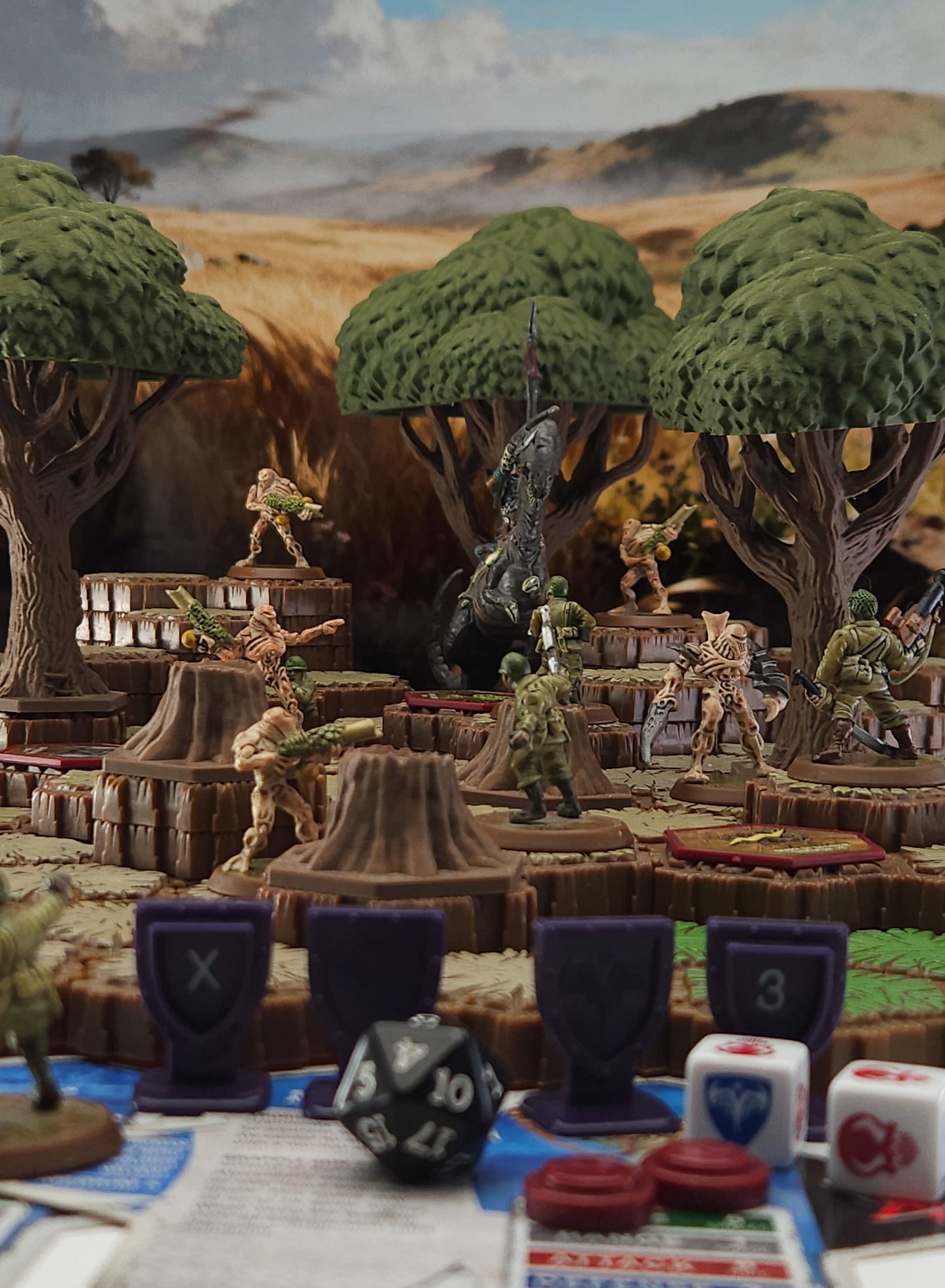 Elderwood - Oak Trees & Bushes (Set of 6)