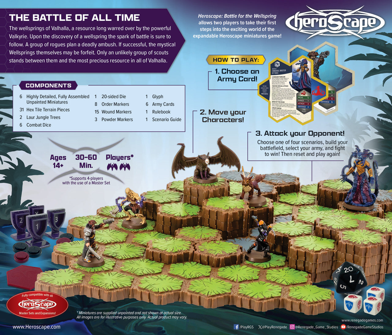 Heroscape Battle for the Wellspring Battle Box