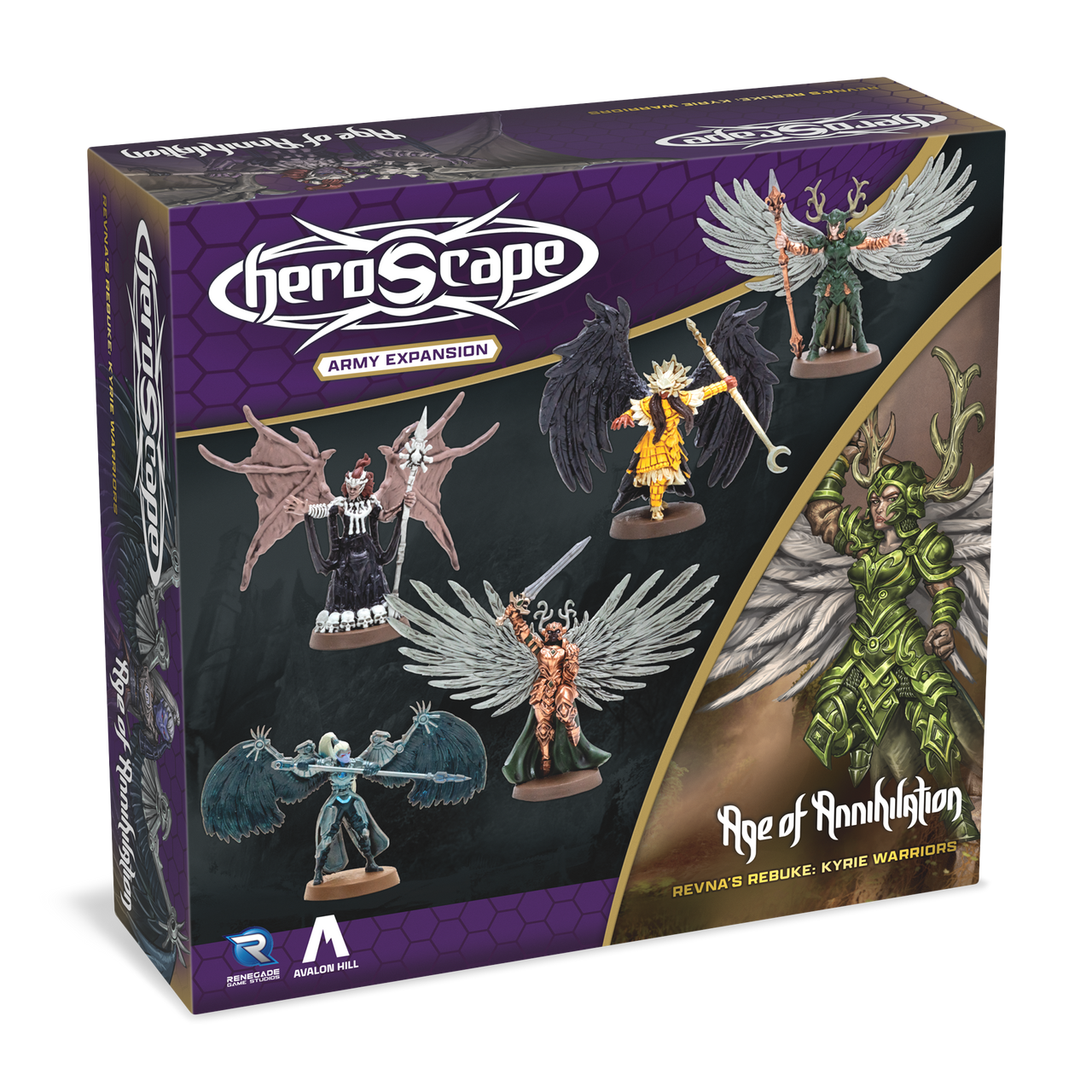 Heroscape Revna's Rebuke: Kyrie Warriors Army Expansion