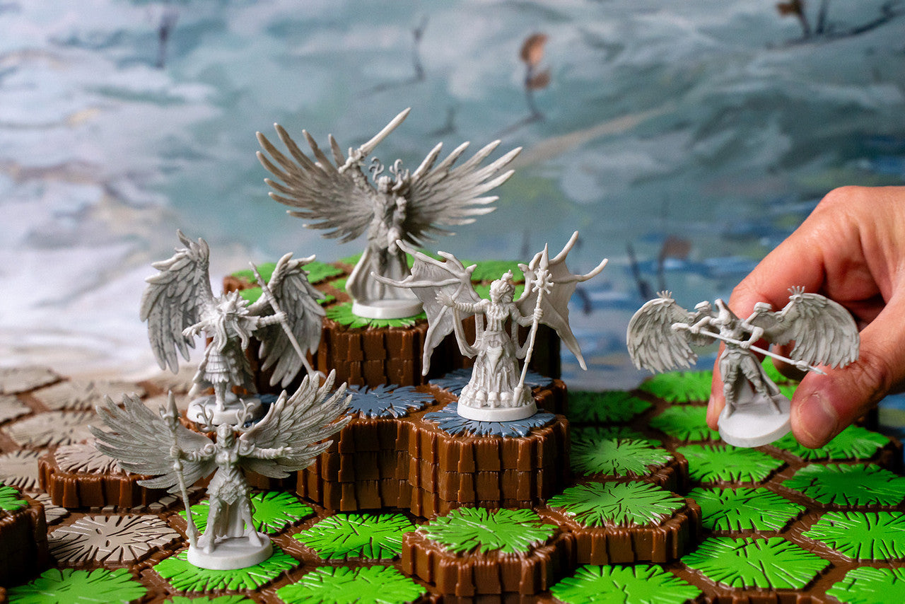 Heroscape Revna's Rebuke: Kyrie Warriors Army Expansion