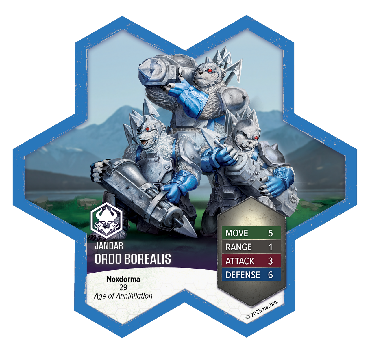 Heroscape Rising Tide Knight Primus Adelbern and Ordo Borealis Army Expansion Premium Painted Edition