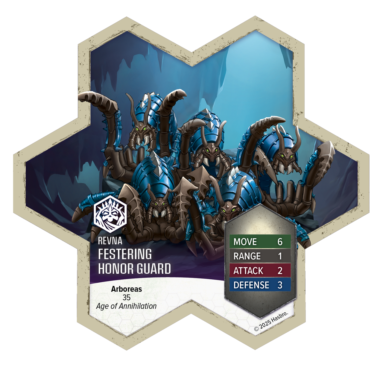 Heroscape Rising Tide Queen Maladrix and Festering Honor Guard Army Expansion Premium Painted Edition