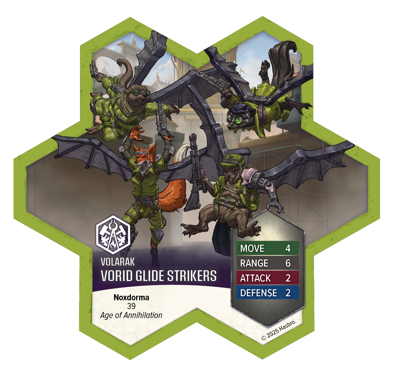 Heroscape Rising Tide Wing Commander Tuck Harrigan & Vorid Glidestrikers Army Expansion Premium Painted Edition