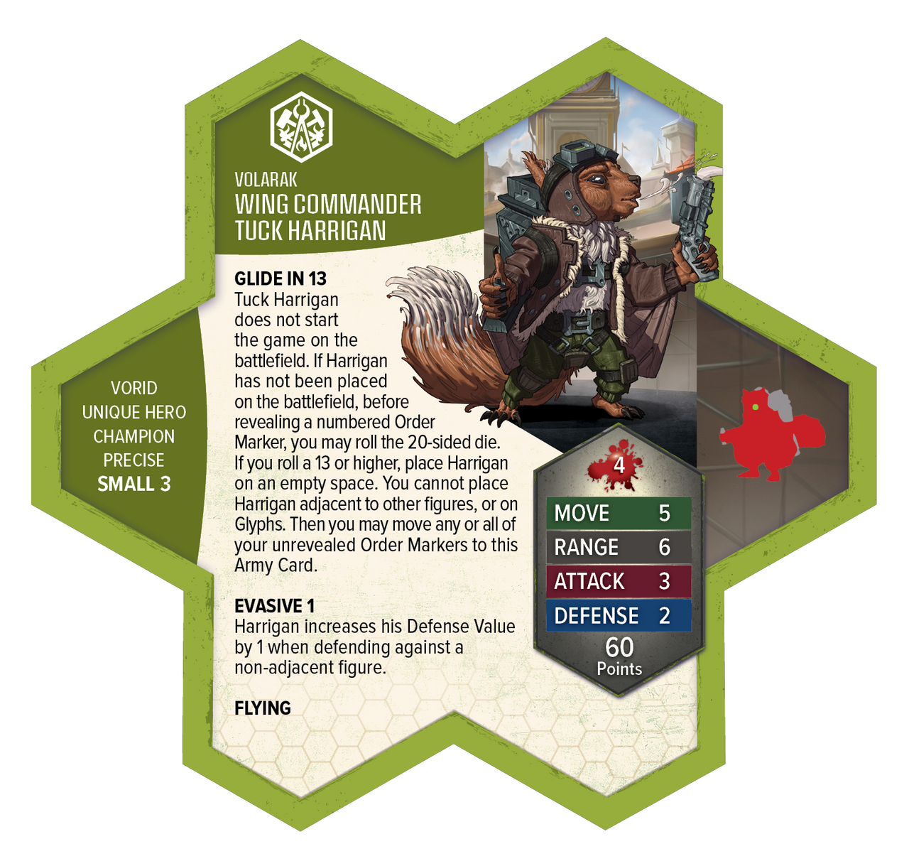 Heroscape Rising Tide Wing Commander Tuck Harrigan & Vorid Glidestrikers Army Expansion Premium Painted Edition