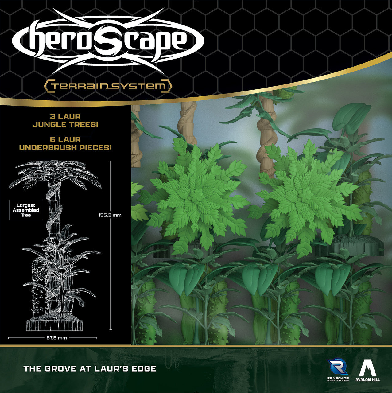 Heroscape The Grove at Laur’s Edge Terrain Expansion