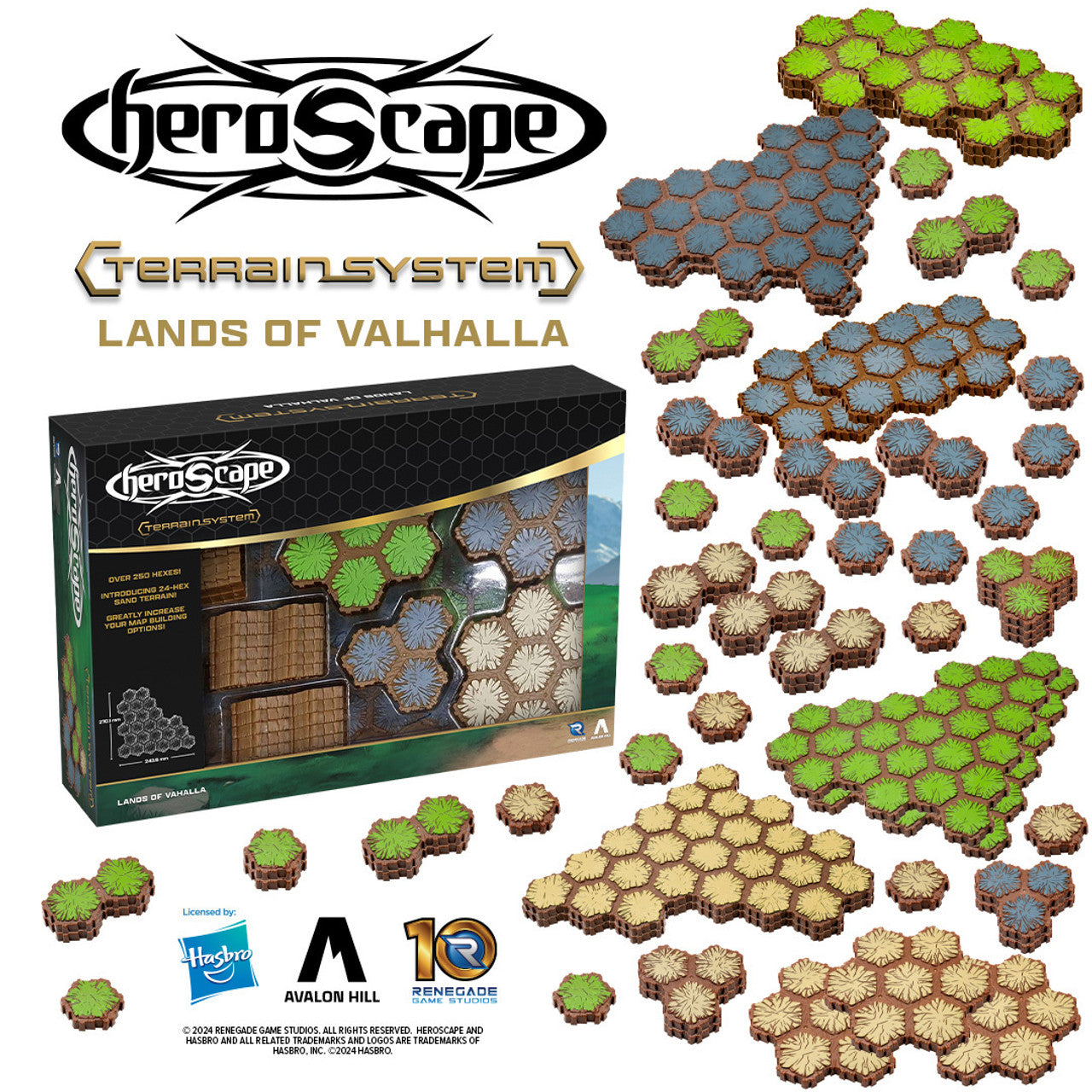 Heroscape Lands of Valhalla Terrain Expansion
