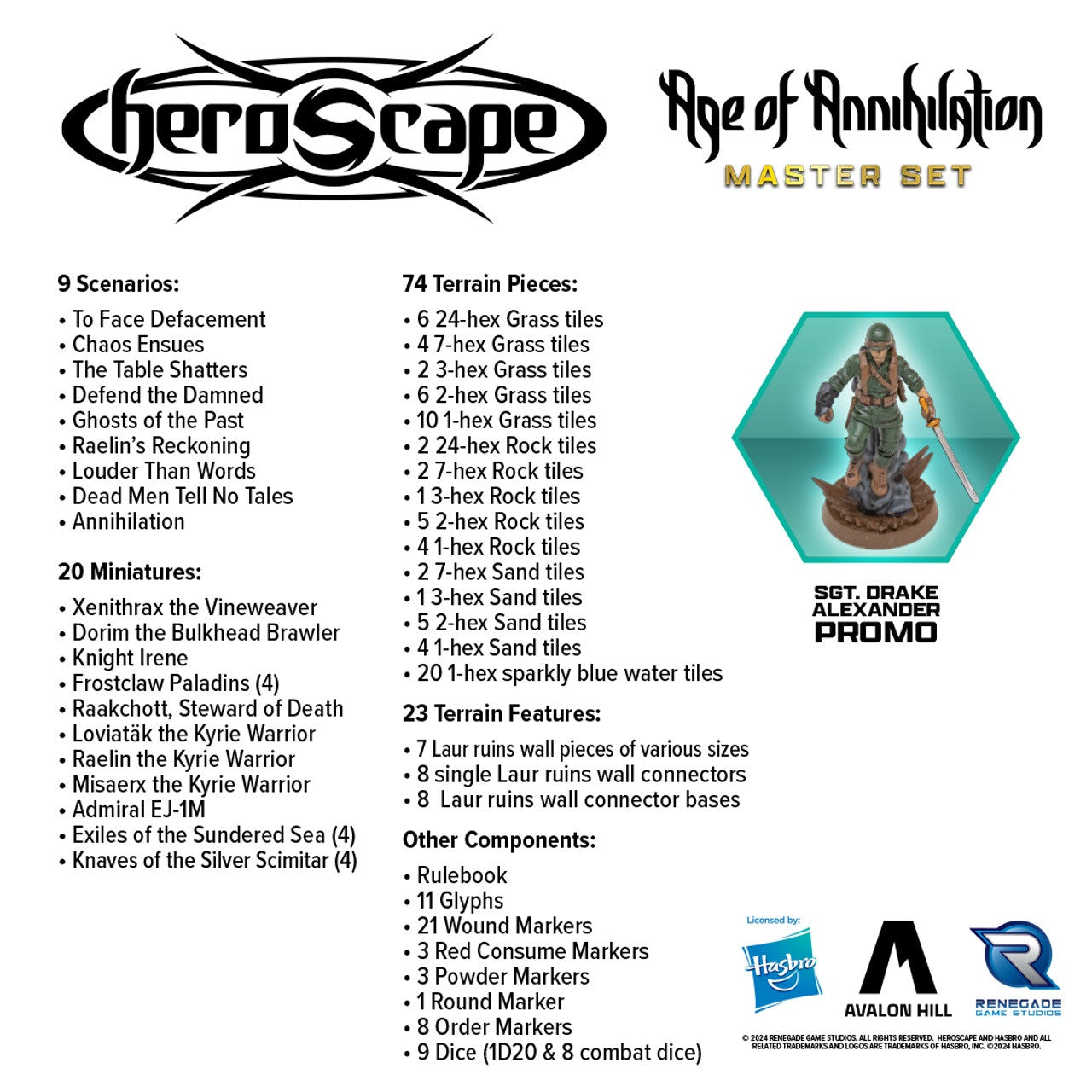 Heroscape Age of Annihilation Master Set Premium Painted Edition