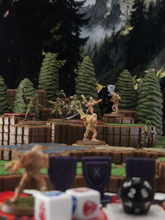 Forgotten Forest - Medium Pine Tree Grove (Set of 6)