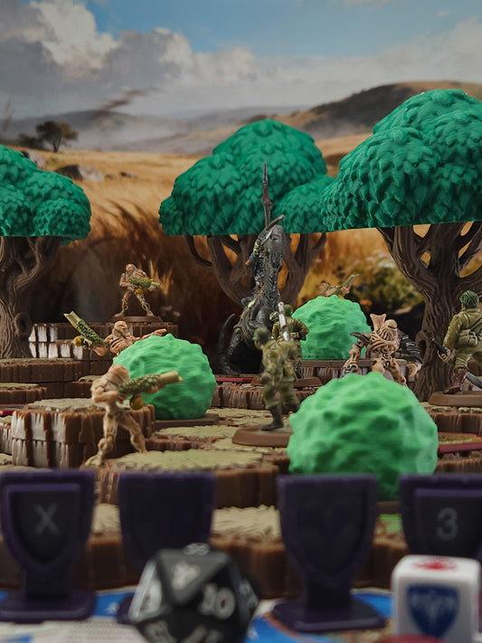 Elderwood - Oak Trees & Bushes (Set of 6)