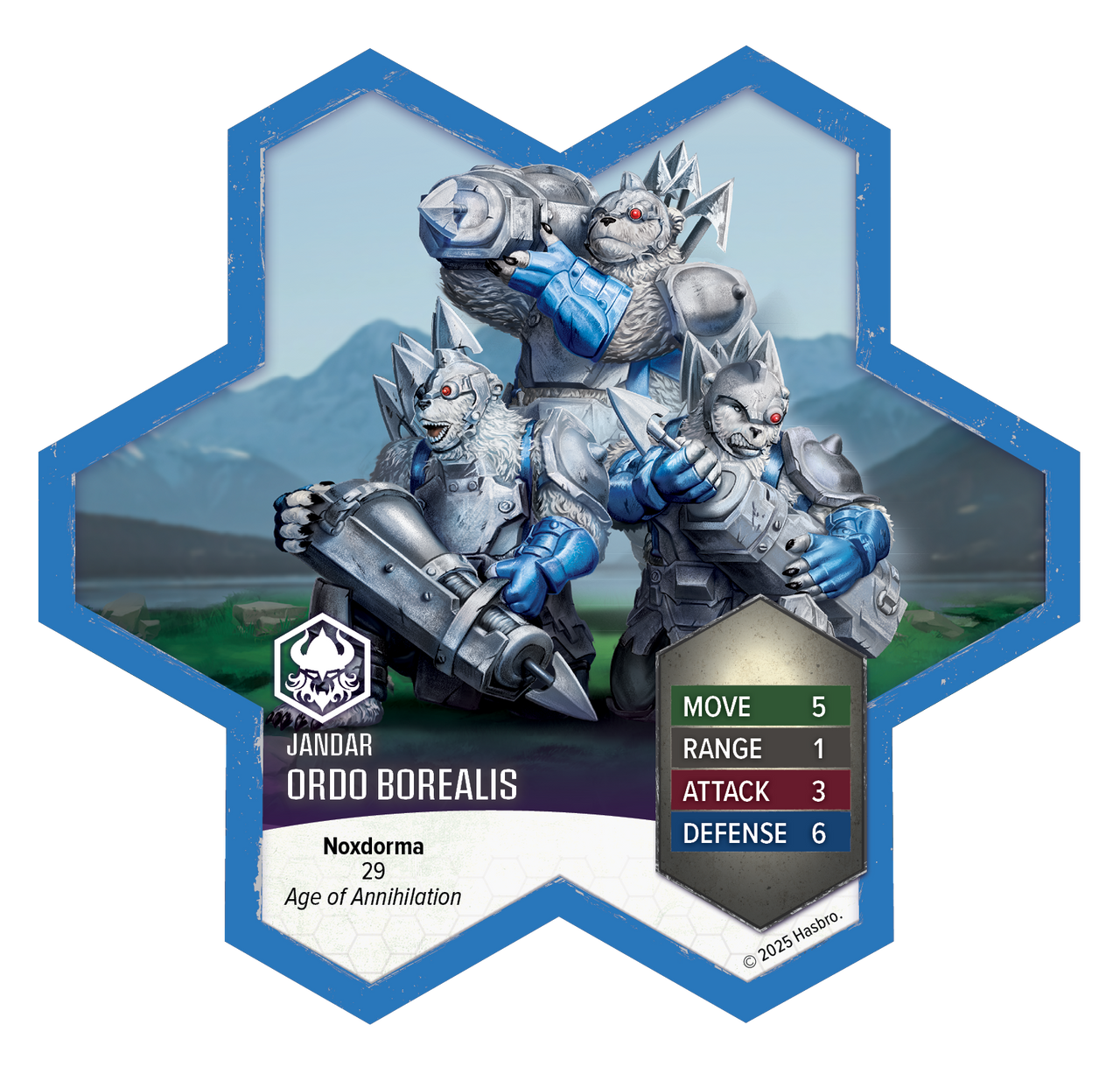 Heroscape Rising Tide Knight Primus Adelbern and Ordo Borealis Army Expansion