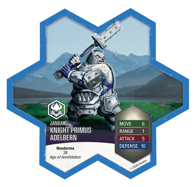 Heroscape Rising Tide Knight Primus Adelbern and Ordo Borealis Army Expansion