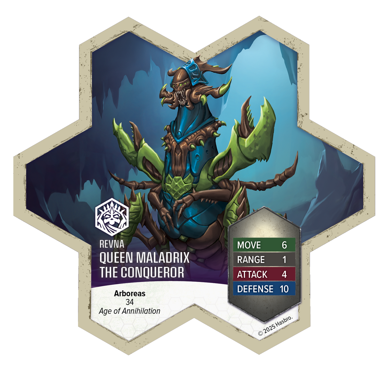 Heroscape Rising Tide Queen Maladrix and Festering Honor Guard Army Expansion