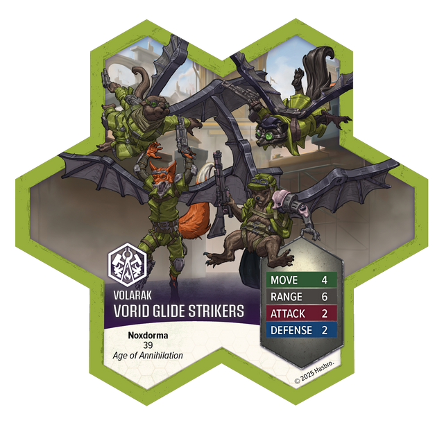 Heroscape Rising Tide Wing Commander Tuck Harrigan & Vorid Glidestrikers Army Expansion