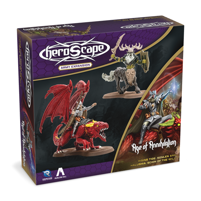 Heroscape Rising Tide Sonlen and Halushia, Scion of the Wild Army Expansion