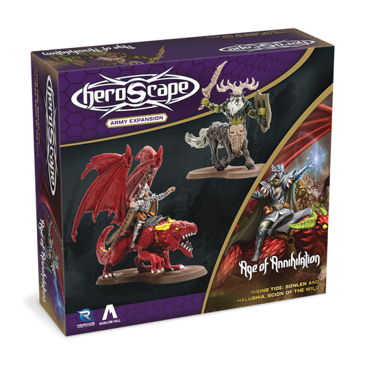 Heroscape Rising Tide Sonlen and Halushia, Scion of the Wild Army Expansion