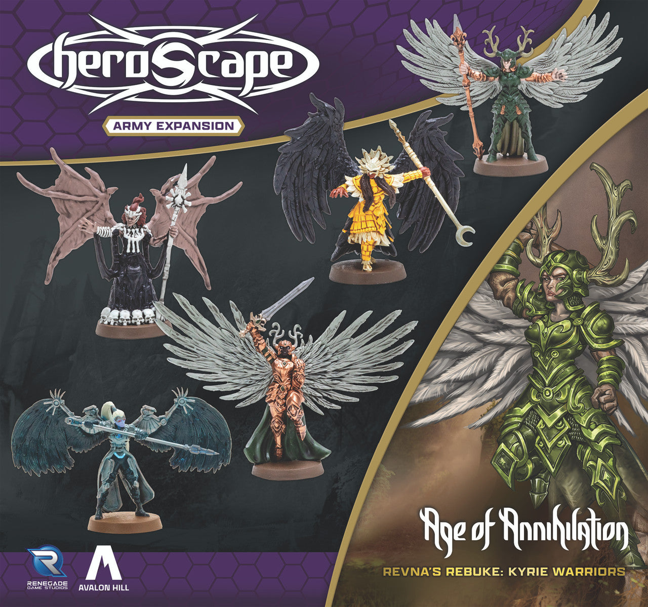 Heroscape Revna's Rebuke: Kyrie Warriors Army Expansion